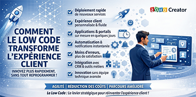 Comment le low code transforme l’expérience client 